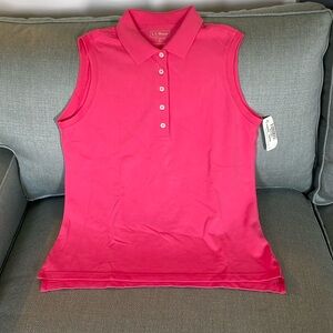 Golf or anywhere! Sleeveless polo
